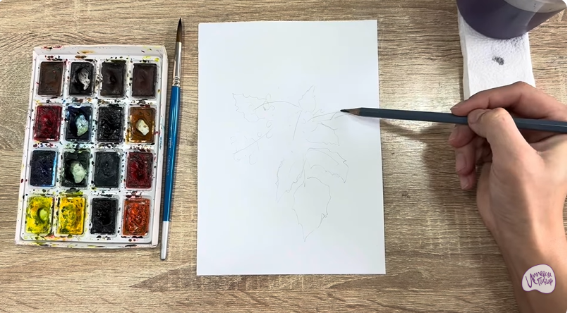 Рисуем Магония