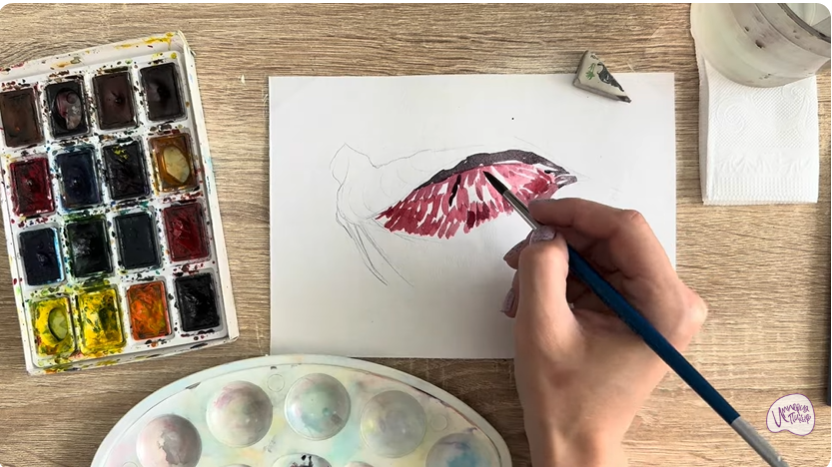 Рисуем Жабры рыбы