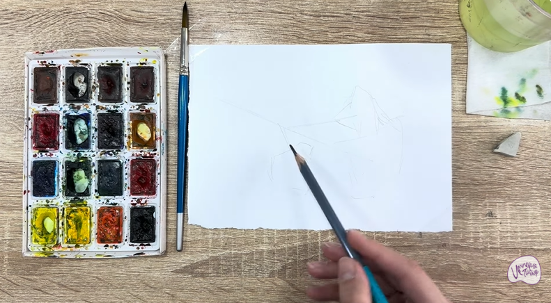 Рисуем Душица