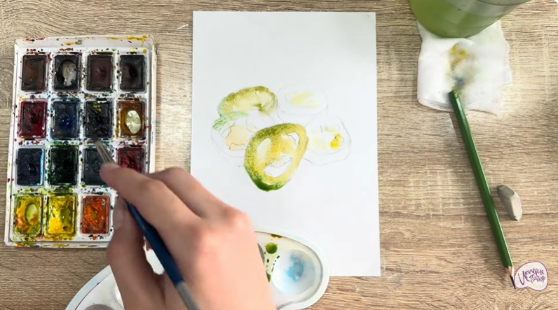 Рисуем Маринованные халапеньо