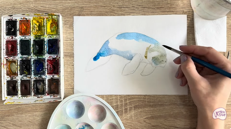 Рисуем Дюгонь