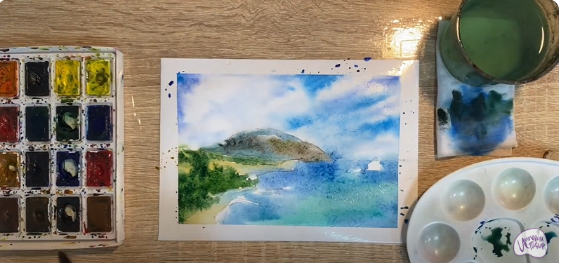 Рисуем Гурзуф