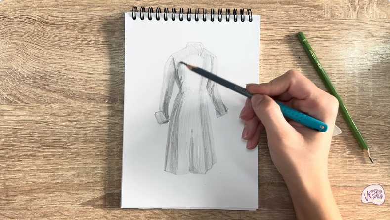 Рисуем Кафтан