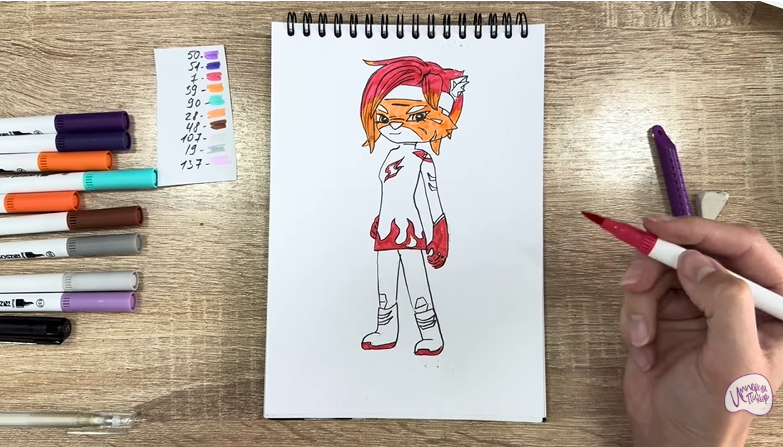 Рисуем Искра из "Джи-Джи Бонд"