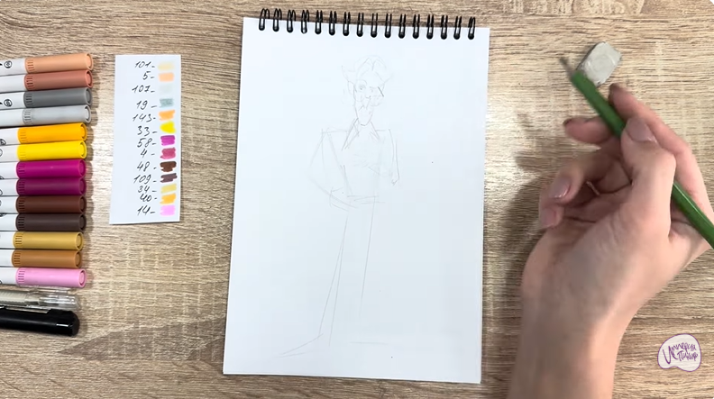 Рисуем Супербро из «Доктор Динозавров»