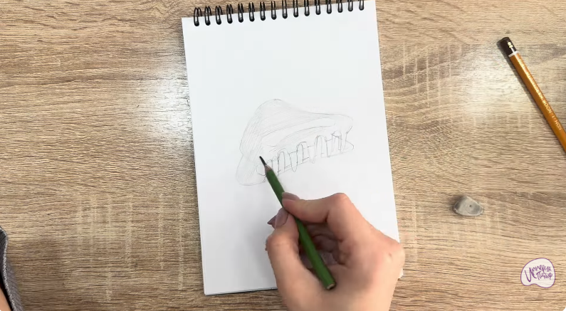 Рисуем Заколка-краб