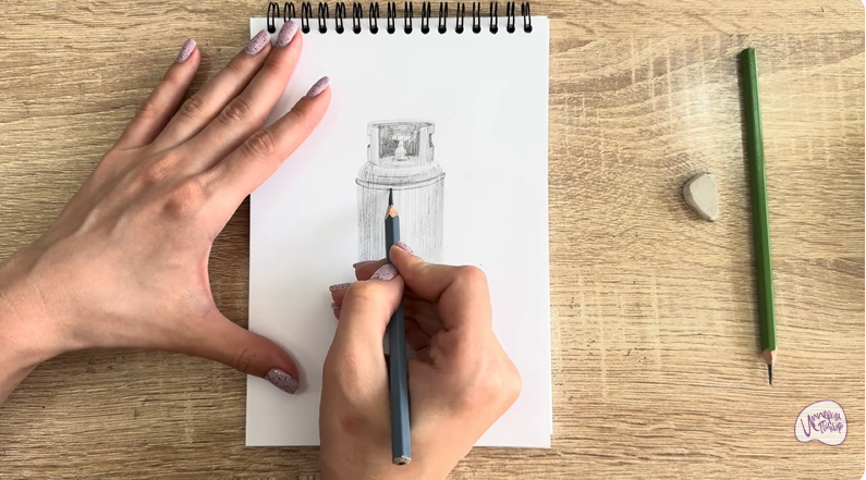 Рисуем Газовый баллон