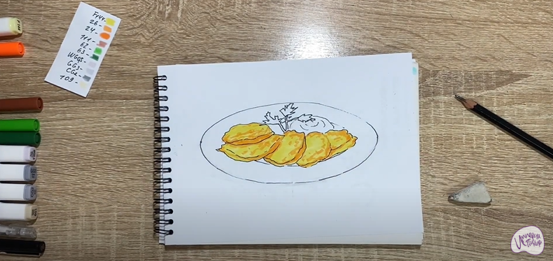 Рисуем Драники