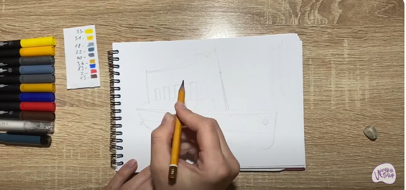 Рисуем Титаник