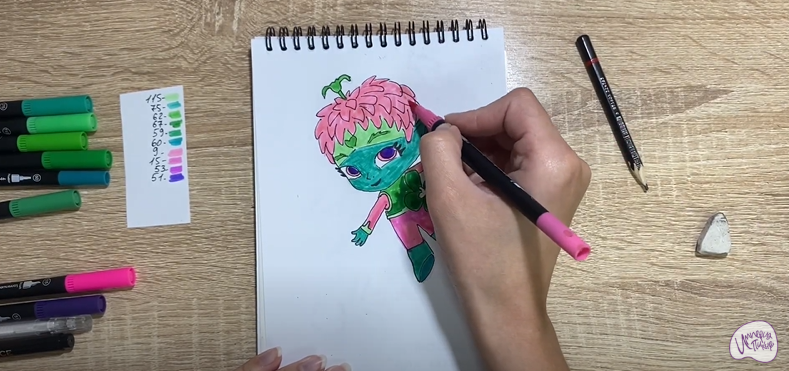 Рисуем Фортуна из "Команда Флоры"