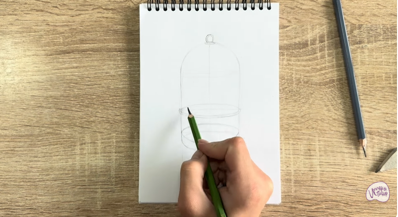 Рисуем Клетка для птиц