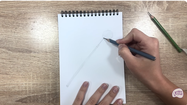 Рисуем Стоматологическое зеркало