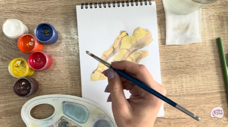 Рисуем Имбирь