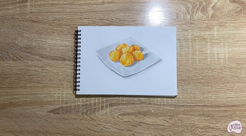 Рисуем Сырные шарики