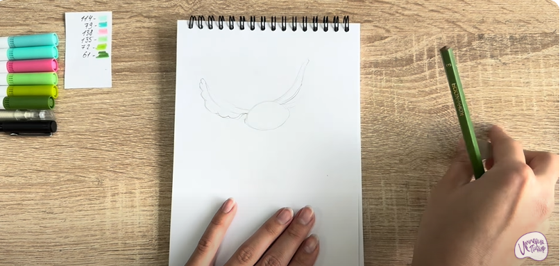 Рисуем Печалька из "Сказочный Патруль"