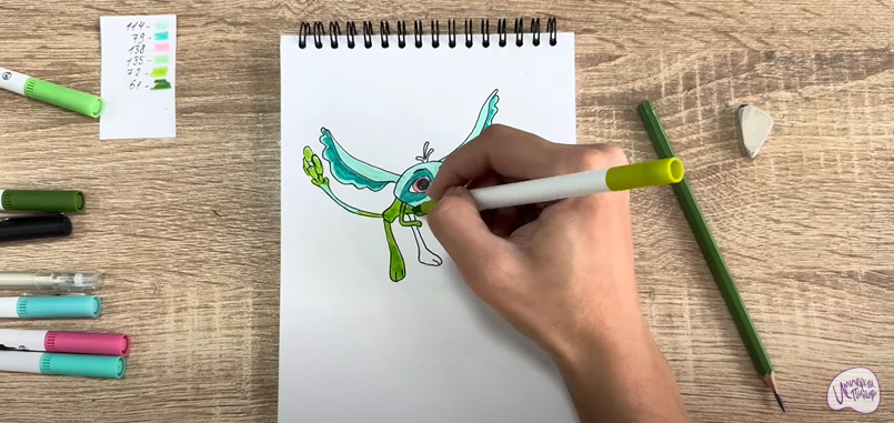 Рисуем Печалька из "Сказочный Патруль"