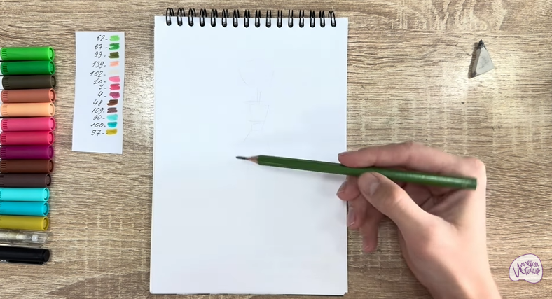 Рисуем Дриада из "Сказочный Патруль"