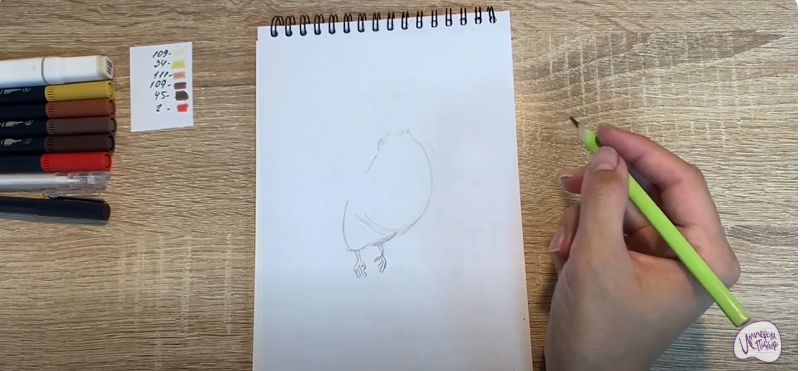 Рисуем Сова из "Царевны"