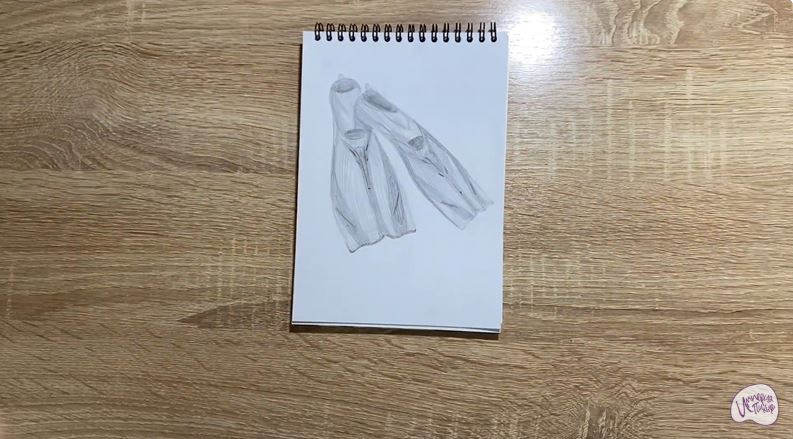 Рисуем Ласты для плавания