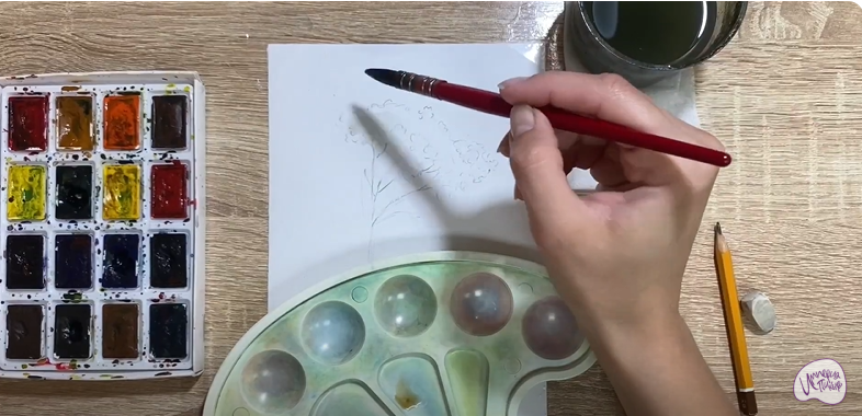 Рисуем Тысячелистник