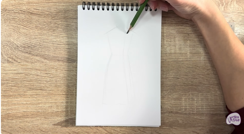 Рисуем Кафтан