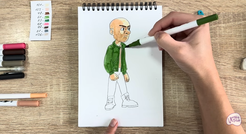 Рисуем Вик из "Побег из будущего"