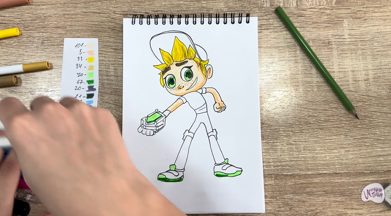 Рисуем Тимми из "Живой гараж"