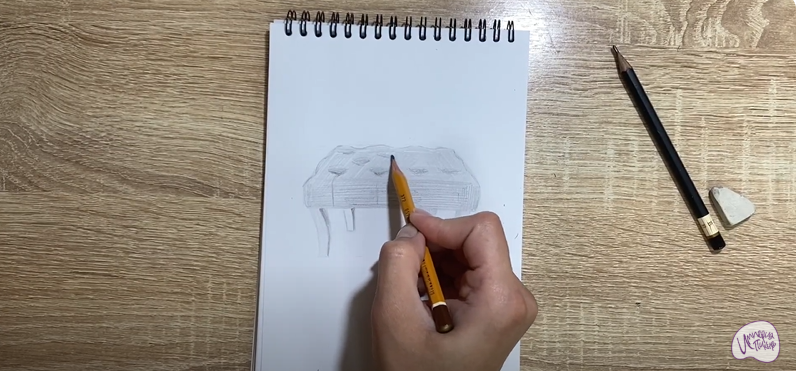 Рисуем Банкетка