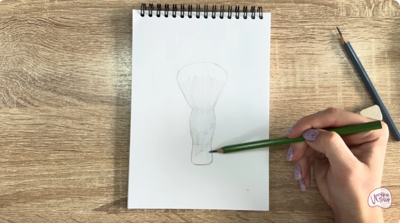 Рисуем Кисть-смётка