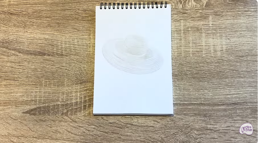 Рисуем Соломенная шляпа