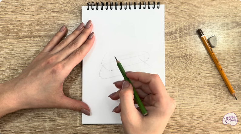 Рисуем Заколка-краб