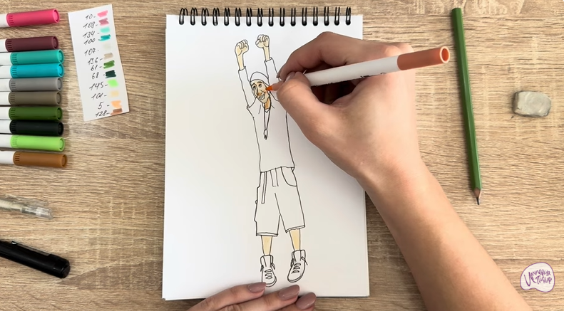 Рисуем Фред из "Город героев"