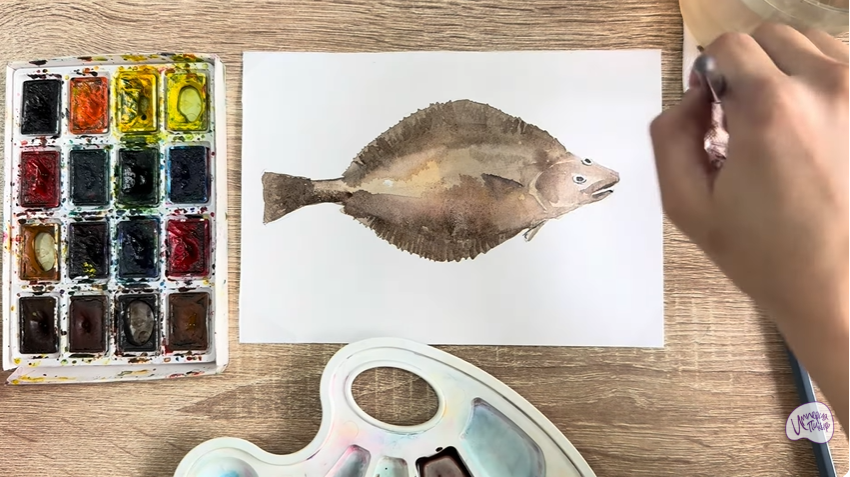 Рисуем Палтус