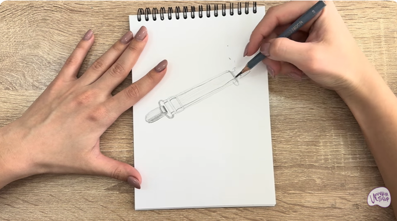 Рисуем Держатель для простыни