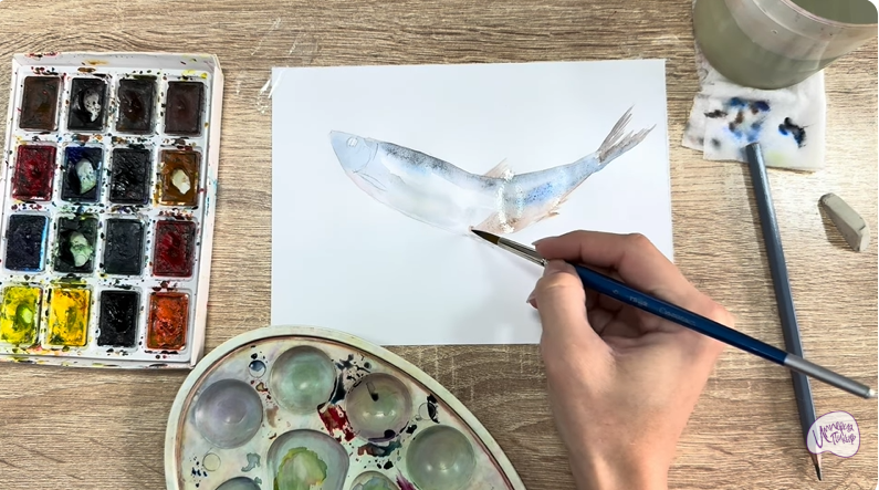 Рисуем Селёдка