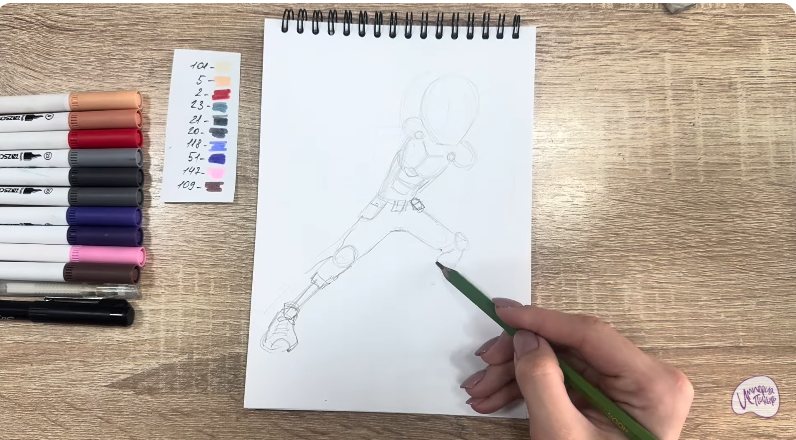 Рисуем Хиро Хамада из "Город Героев"