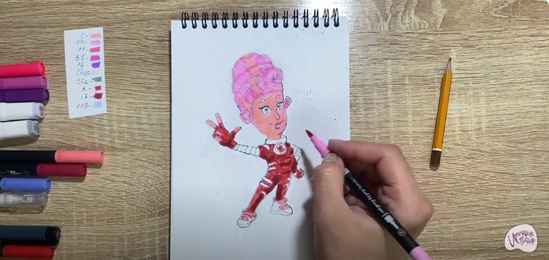 Рисуем Мася из "Фиксиков"