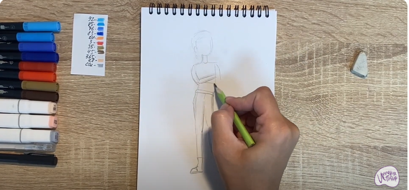 Рисуем Кристина из мультфильма "Финник"