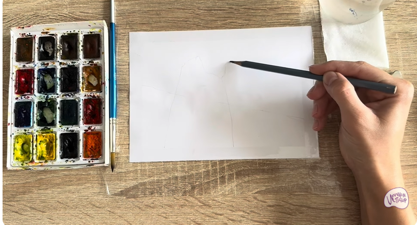 Рисуем Гора Ай-Петри