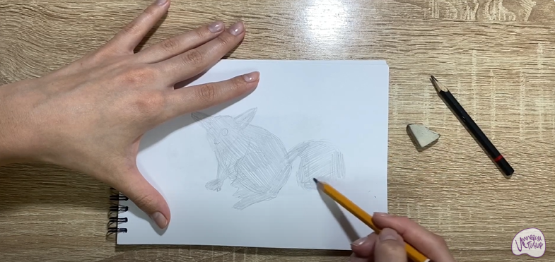 Рисуем Галаго
