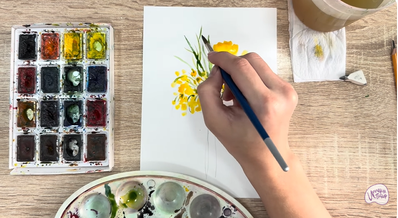 Рисуем Бессмертник