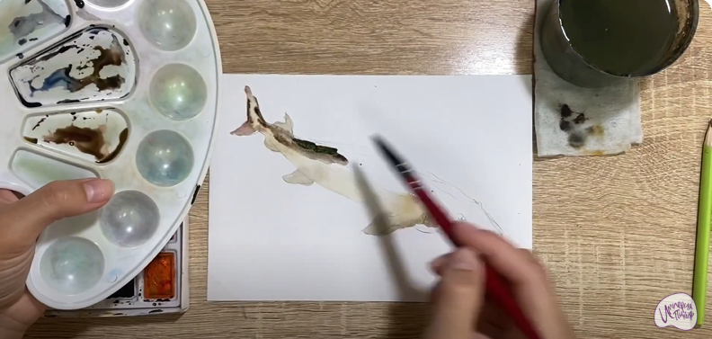 Рисуем Стерлядь