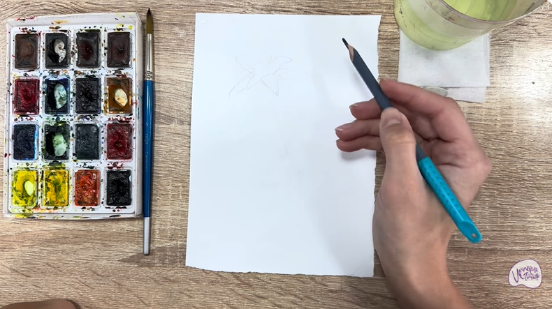 Рисуем Эдельвейс