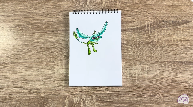 Рисуем Печалька из "Сказочный Патруль"