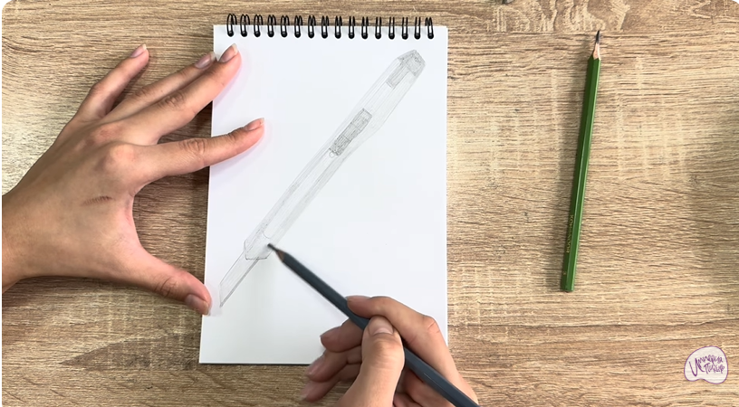 Рисуем Канцелярский нож