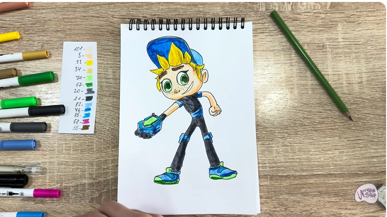 Рисуем Тимми из "Живой гараж"