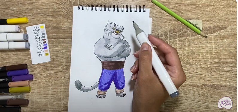 Рисуем Тай Лунг