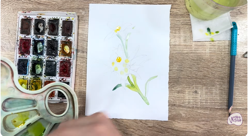 Рисуем Эдельвейс