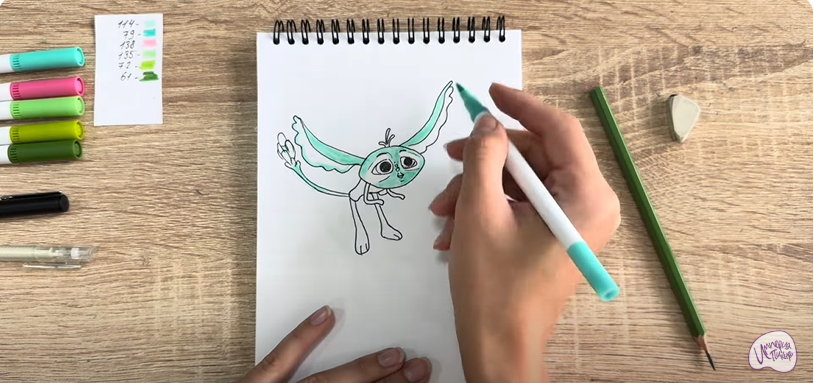 Рисуем Печалька из "Сказочный Патруль"