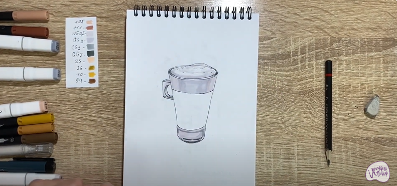 Рисуем Раф кофе
